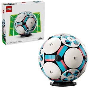 LEGO Soccer Ball Set - White, Black, and Blue